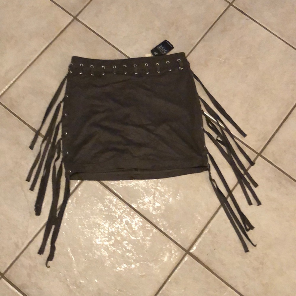 NWT fringe skirt